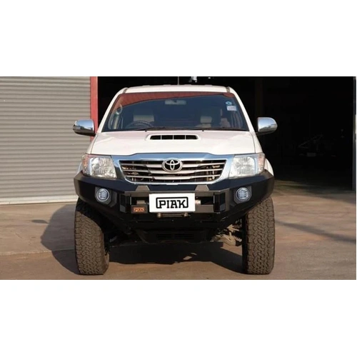 Piak Elite No Loop Bar with Black Protection Plate - Toyota Hilux 9/2011 to 6/2015