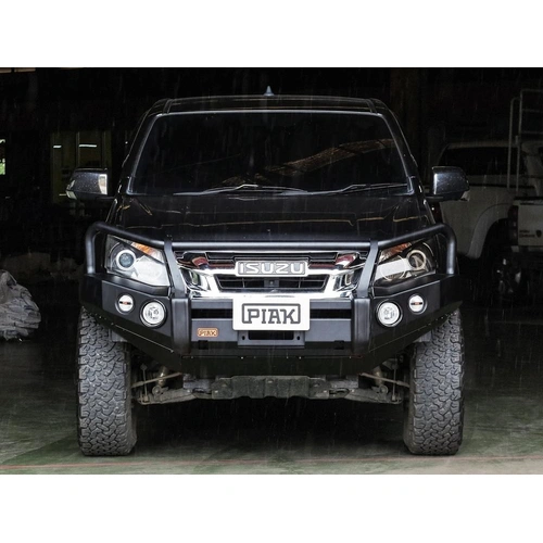 Piak Premium Loop Bar with Black Protection Plate - Isuzu D-Max 6/2012 to 10/2016