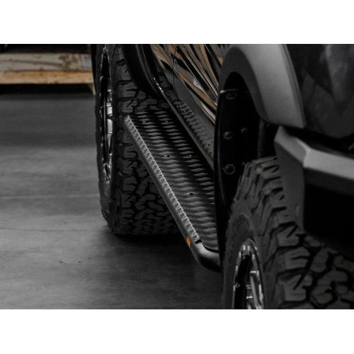 Piak Side Step (Can use for rails, Black) Ford Ranger 6/2015 to 4/2022