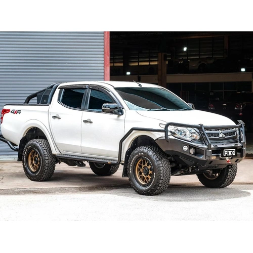 Piak Side Step (Can use for rails, Black) - Mitsubishi Triton MQ 1/2015 to 10/2018