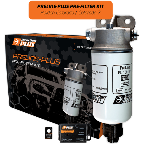 Direction Plus Preline-Plus Pre-Filter Kit -  Suits Holden Colorado RG & Colorado 7/Trailblazer 2012-ON