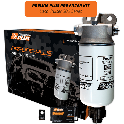 Direction Plus Preline-Plus Pre-Filter Kit - Suits Toyota Landcruiser 300 Series 11/2021-ON
