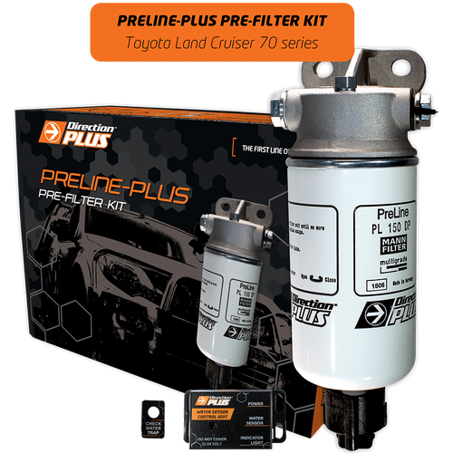 Direction Plus Preline-Plus Pre-Filter Kit - Suits Toyota Landcruiser 76/78/79 Series 2018-Current