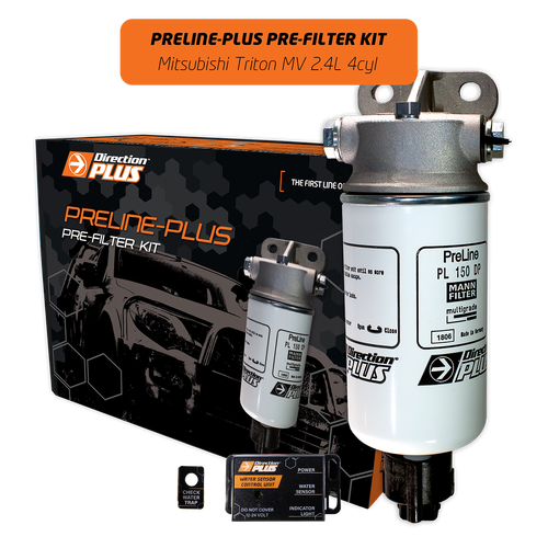 Direction Plus Preline-Plus Pre-Filter Kit - Suits Mitsubishi Triton MV 12/2023-ON 
