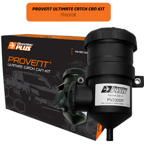 Direction Plus Provent Ultimate Catch Can Kit - Suits Volkswagen Amarok TDI550 V6 Turbo Diesel 2017-04/2023