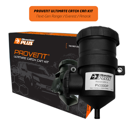 Direction Plus Provent Ultimate Catch Can Kit - Suits Ford Ranger/Everest & Volkswagen Amarok Next Gen 4Cyl 