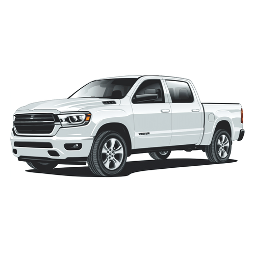 Snap Shades Car Window Shades - Dodge RAM Crew Cab 5th Generation (DT; 2019-on)