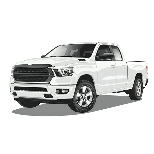 Snap Shades Car Window Shades - Dodge RAM 1500 Quad Cab 5th Generation (DT; 2018-on)