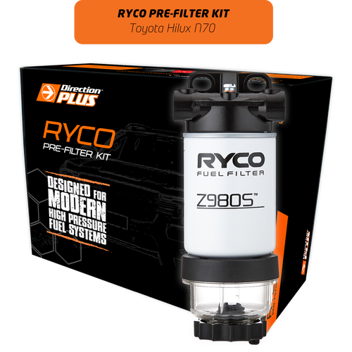 Ryco Pre-Filter Kit -  Suits Toyota Hilux N70 3.0Ltr Turbo Diesel KUN26R (2005-2015)