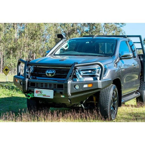 EFS Stockman Steel Bullbar - Suits Toyota Hilux N80 MY21 (08/2020-On) Excluding Narrow Body & 08/2022-On Rogue