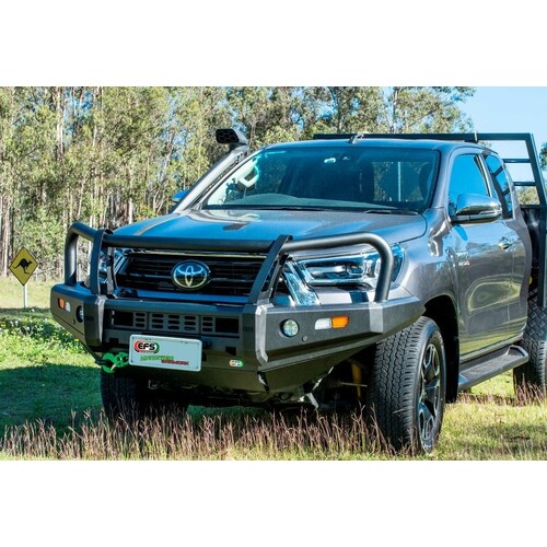 EFS Stockman Steel Bullbar - Suits Toyota Hilux N80 MY21 (08/2020-On) Excluding Narrow Body & 08/2022-On Rogue