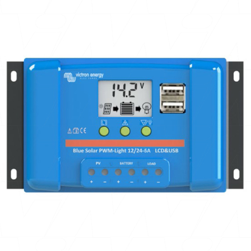 Victron BlueSolar PWM-LCD&USB 12/24V-5A