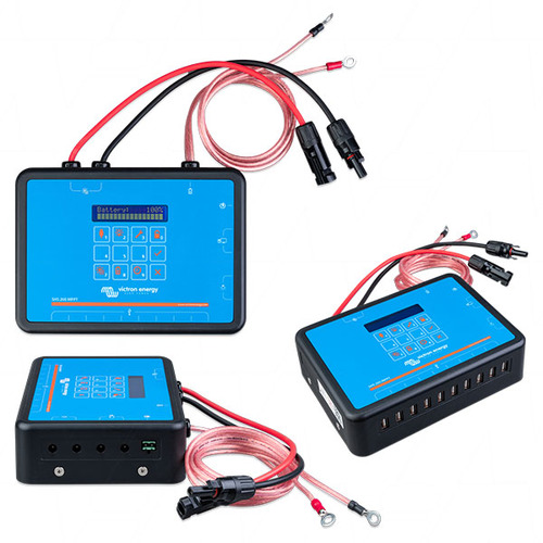 SHS 200 MPPT v3.0 MC4 - 12V 14A Smart Solar Charge Controller MPPT and Power Distribution System with 15 DC Load Outputs + PAYGO SHS121409230