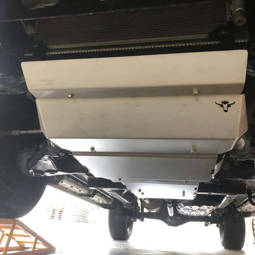 Scrub King 3mm Stainless Steel: Front, Sump and Transmission Bash Plates - Suits Toyota Hilux 2005-2015