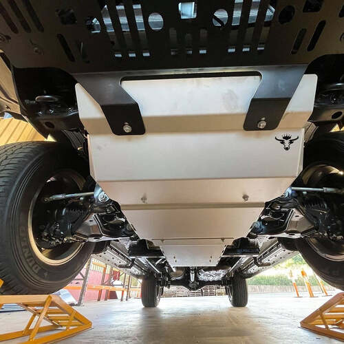 Scrub King 6mm Aluminium: Front, Sump and Transmission Bash Plates - N80 Suits Toyota Hilux 2015-2023