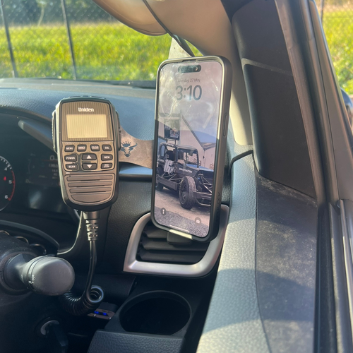 Scrub King Phone and UHF Mount - Isuzu MU-X 2024.5-2025 Facelift