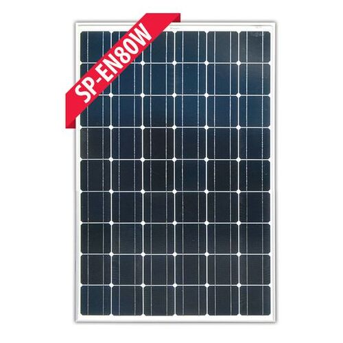 Enerdrive Solar Panel Silver  - 80w Mono