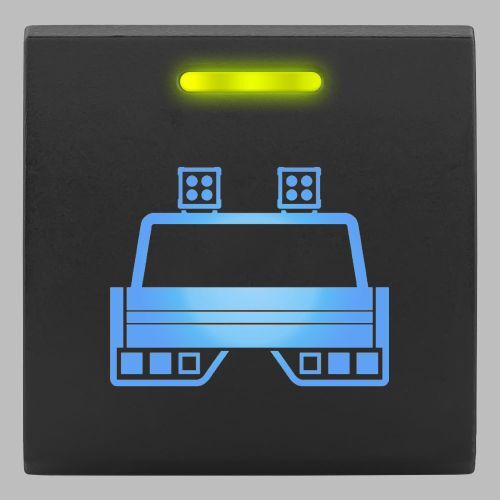 Stedi Square Type Push Switch To Suit Toyota LC300 & New Prado | Tray Lights