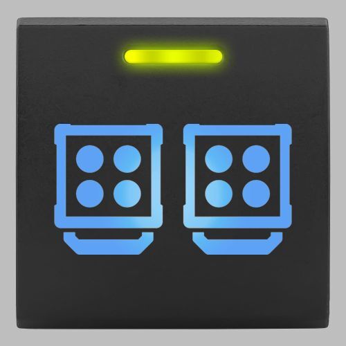 Stedi Square Type Push Switch To Suit Toyota LC300 & New Prado | Work Lights