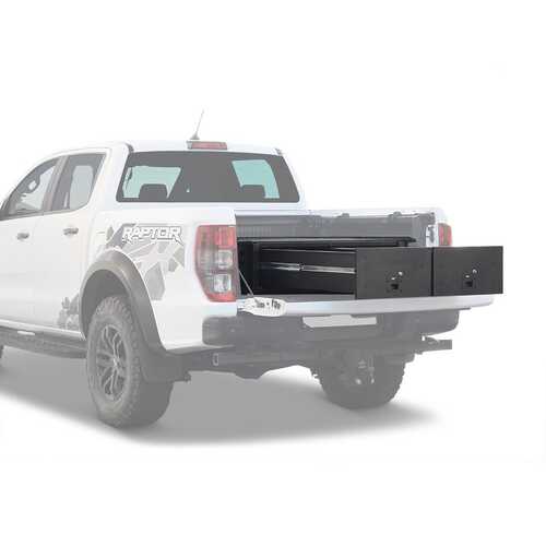 Front Runner Ford Ranger Wildtrak / Raptor (2014-2022) w/Drop-In Bed Liner Drawer Kit