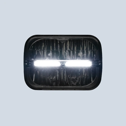 STEDI Rectangle 7 x 5 Inch Headlight with DRL & Integrated Indicator