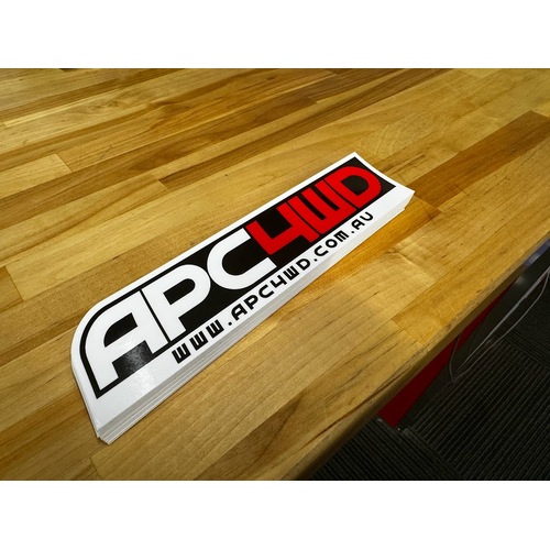 APC4WD Sticker - 125x50mm