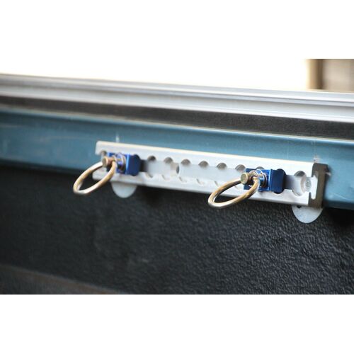 Safeguard Anchor Track - 1200mm Twin Pack with Twin Rings