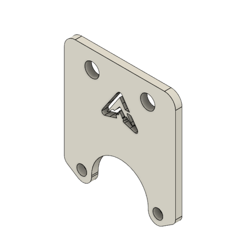 Adventure Corp Flat Mount Wozza Camera Plug Mounting Bracket