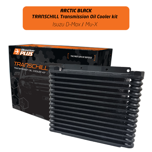 Direction Plus Transchill Arctic Black Transmission Cooler Kit - Suits Isuzu D-Max / MU-X 2012-2020