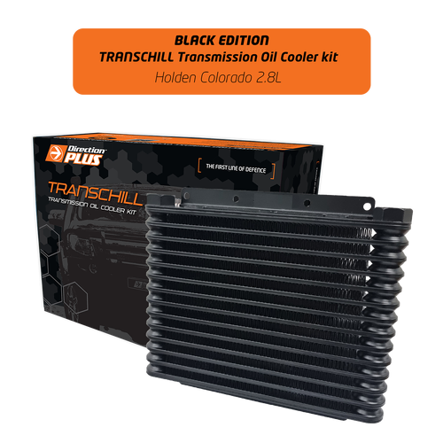 Direction Plus TransChill Arctic Black Transmission Cooler Kit for Holden Colorado, Colorado 7 and Trailblazer LWH (2.8L 2012–2020)