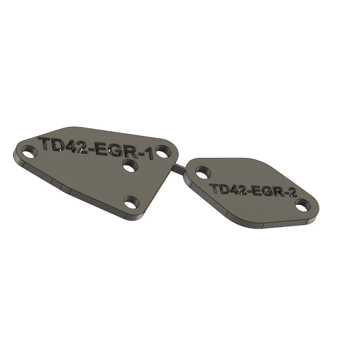 Adventure Corp TD42 / TD42TI EGR Blanking plates