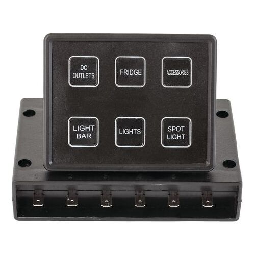 Thunder 6 Channel Touch Operated Switch Panel