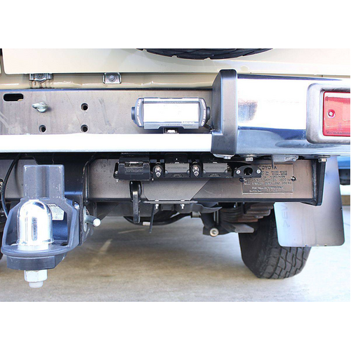 TLR Products Multi Trailer Plug Bracket ( 4 Plug ) To Suit Toyota Landcruiser 76 & 78 Series