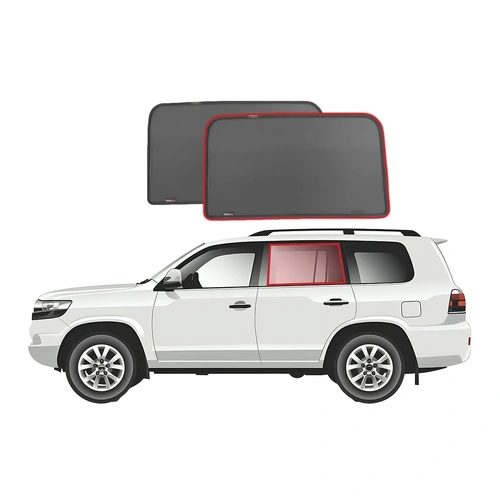 Snap Shades Rear Passengers Door Shades Set - Suits Toyota LandCruiser 200 Series & Lexus LX570 2007-2021
