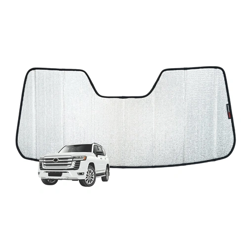 Snap Shades Front Windscreen Shade - Suits Toyota LandCruiser 300 Series & Lexus LX500, LX600, LX700 11/2021-On