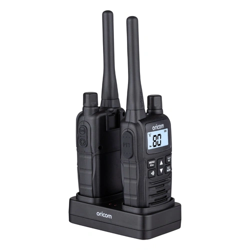 Oricom UHF2400-2 Handheld 2 Watt UHF CB Radio Twin Pack