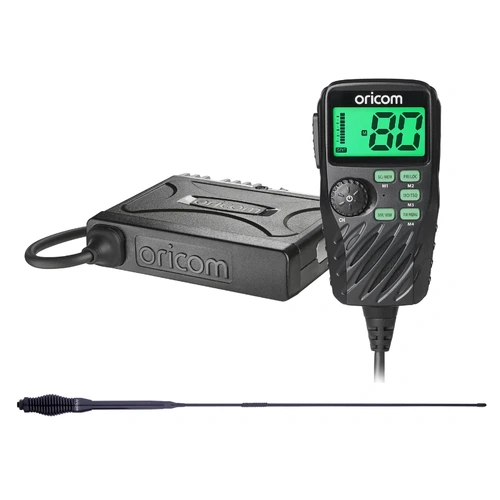 Oricom 80CH 5 Watt Remote Face UHF CB Radio + ANU230 6.5dBi Antenna - UHF390GP 