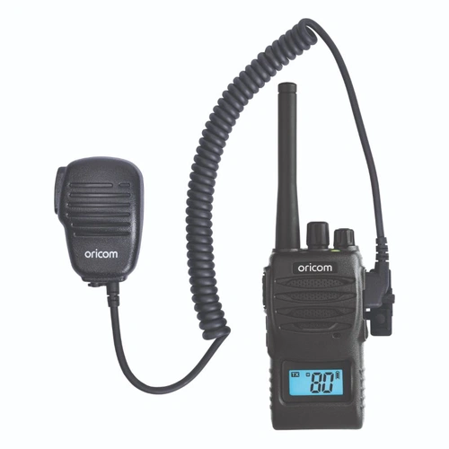 Oricom UHF5400BK-SPK 5 Watt Handheld UHF CB Radio + Speaker Microphone